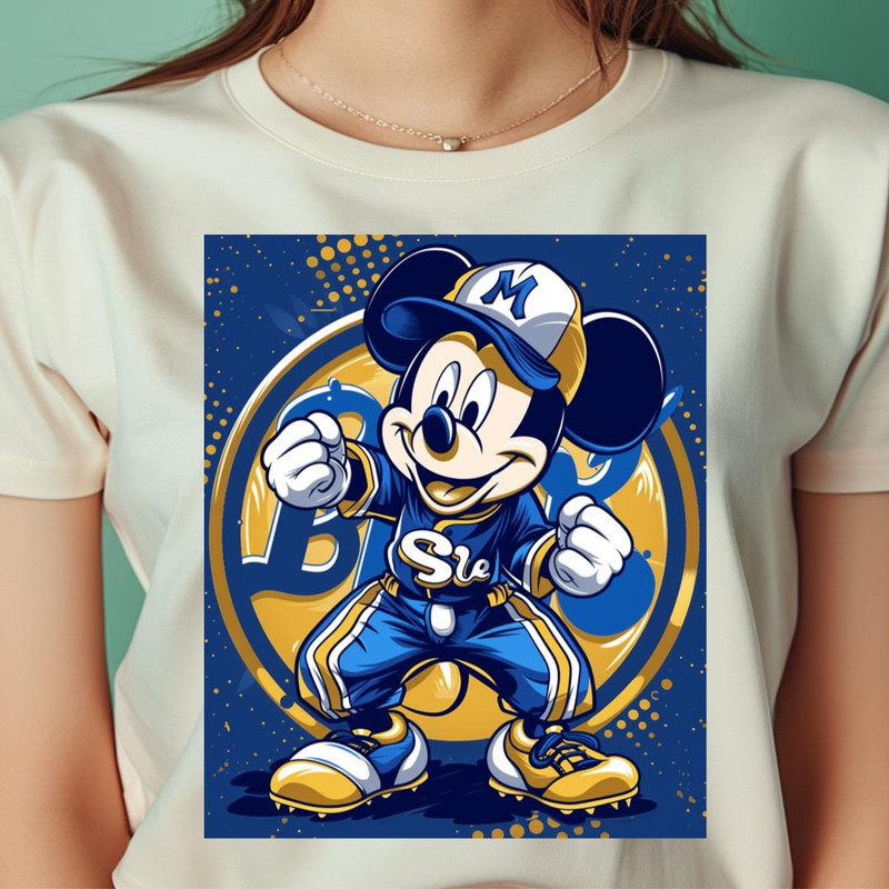Micky Mouse Vs Milwaukee Brewers Milwaukee Mascot Match PNG, Micky Mouse PNG, Milwaukee Brewers Digital Png Files.jpg