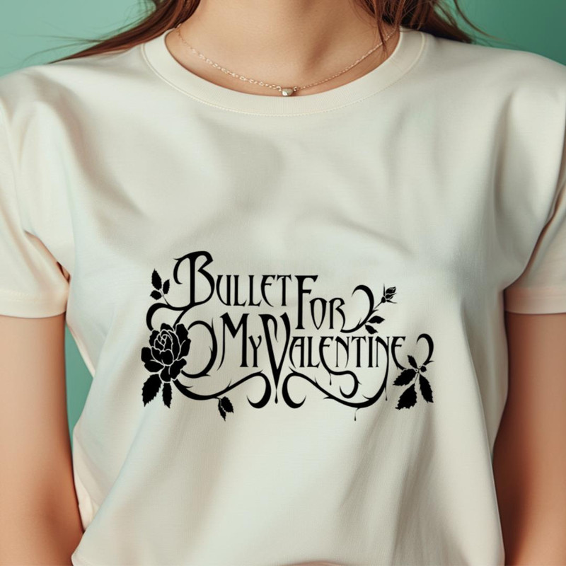 Black Roses Bullet Bullet Tees PNG, Bullet For My Valentine PNG.jpg