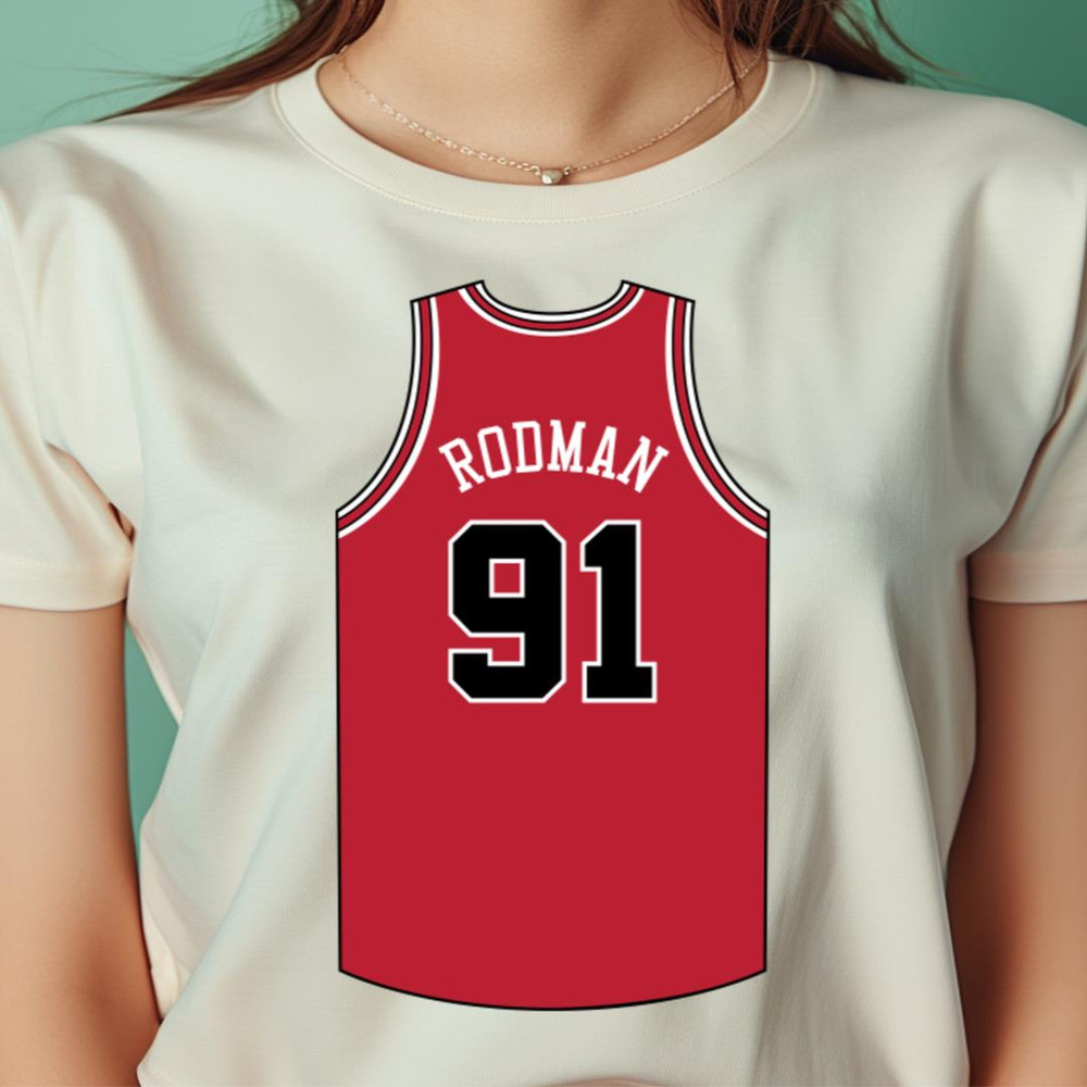 Dennis Rodman Chicago Jersey PNG, Dennis Rodman PNG.jpg