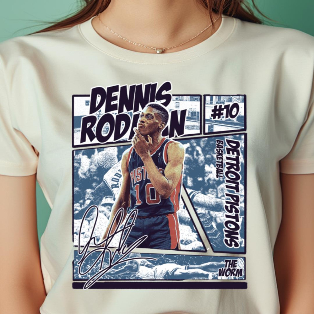 Dennis Rodman Retro Classic Comic PNG, Dennis Rodman PNG.jpg