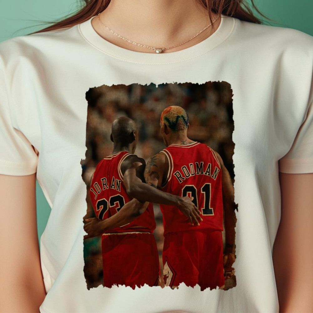 Mj And Rodman Hall Induction PNG, Dennis Rodman PNG.jpg