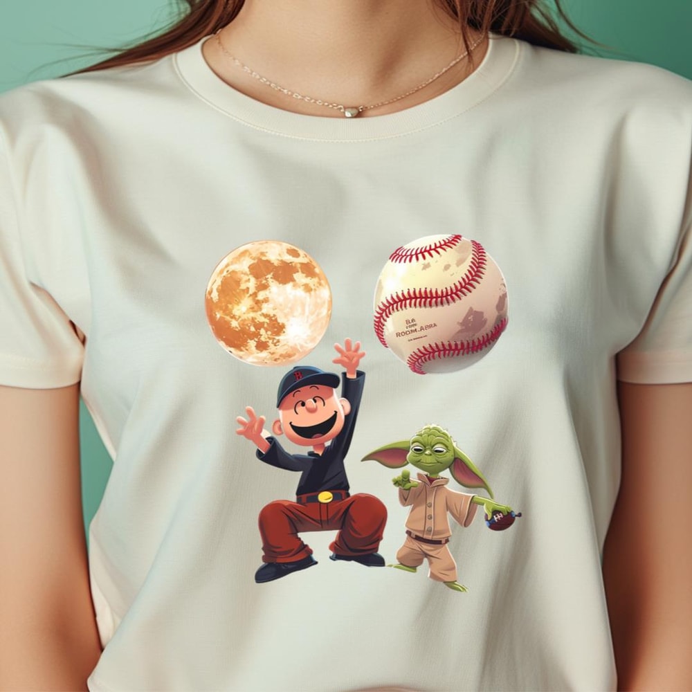 Boston Sox Catch Yodas Pitch PNG, Yoda Vs Boston Red Sox logo PNG, Yoda Vs Boston Digital Png Files.jpg