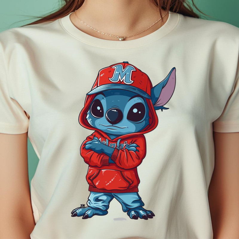 Stitch Brings Marlins Logo To Life PNG, Stitch Vs Miami Marlins logo PNG, Stitch Vs Miami Digital Png Files.jpg