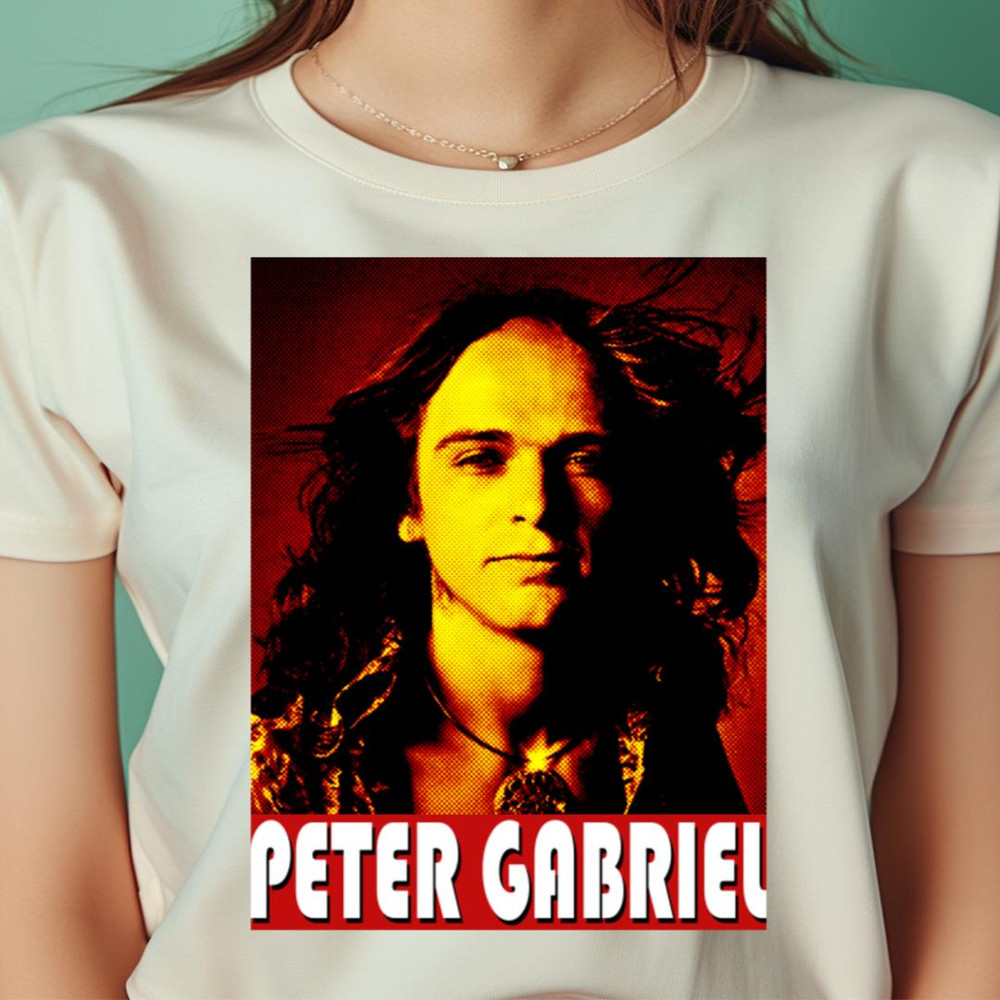 Halftone Peter Gabriel Paperlate Nights PNG, Genesis Band PNG.jpg