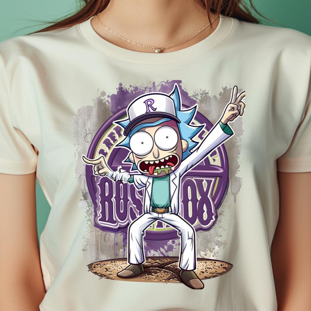 Rick And Morty Challenge Rockies PNG, Rick And Morty Vs Colorado Rockies logo PNG, Morty Vs Colorado Digital Png Files.jpg