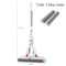 Squeeze Self-Draining Rubber Cotton Mop for Wood Floors & Tiles, Heavy-Duty Household Cleaning Tool for Walls, Ceilings
