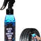 Black Wet Look Tire Shine Dressing Spray Glossy Wet Tire Look With UV Protection For Vinyl Plastic 6