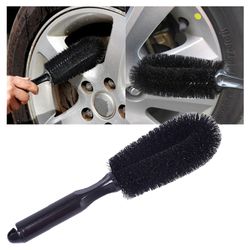 car tire scrubber brush professional rim cleaner brush & car care tool for deep wheel detailing