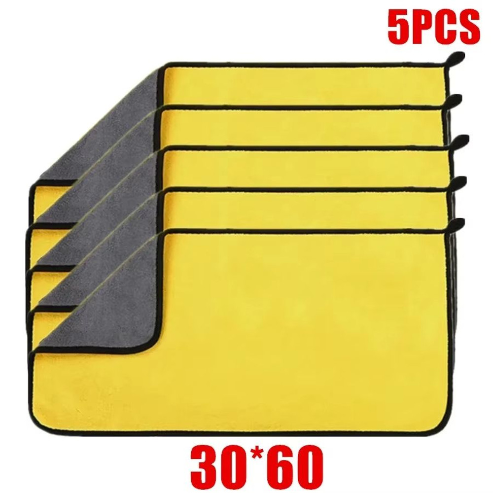 Premium Microfiber Car Wash Towels Professional ScratchFree Cleaning Cloth For Cars 9