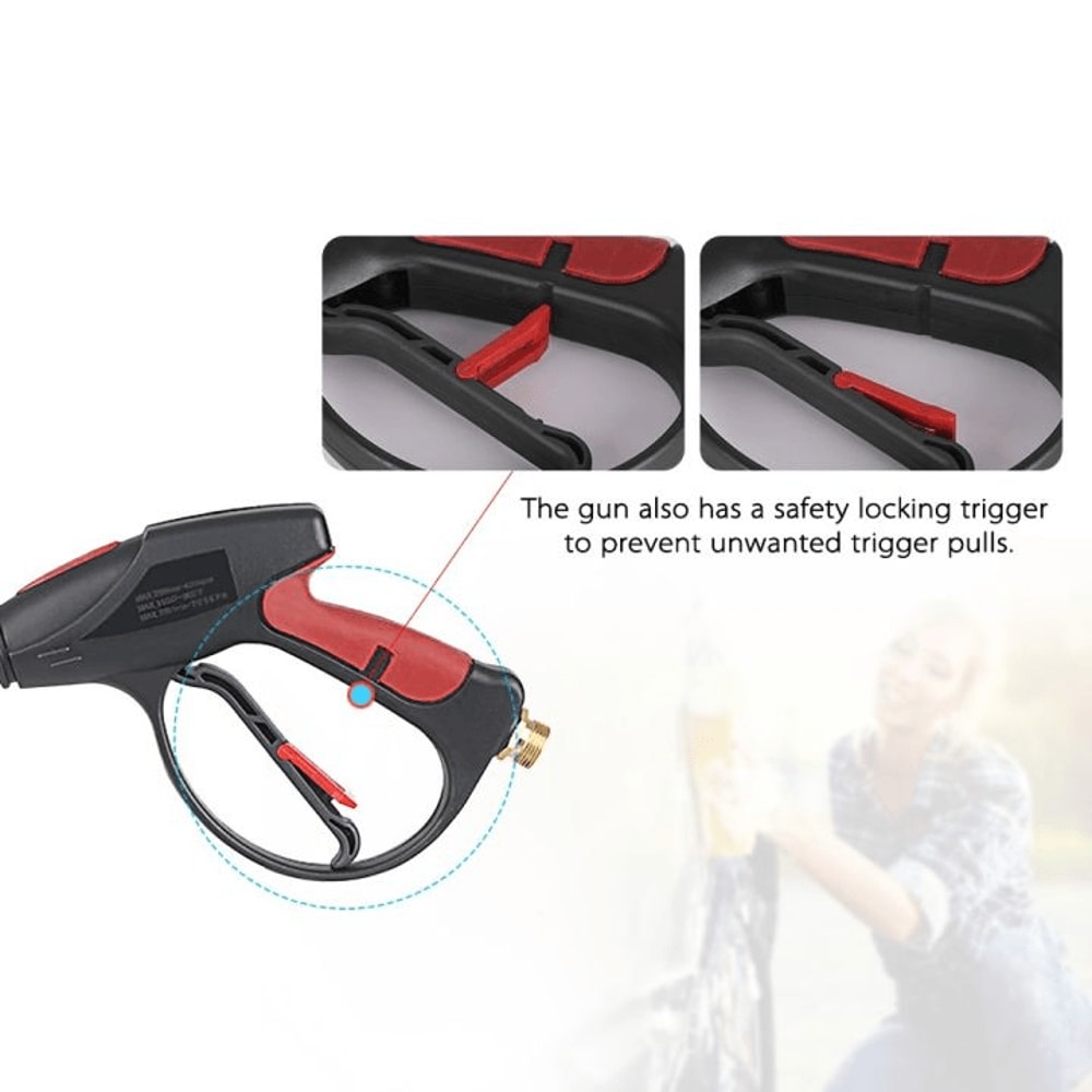 High Pressure Extension Power Washer Gun Kit 4