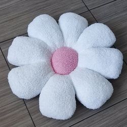 Flower Pillow diy, Chamomile Pillow pattern, Cushion Home Decor pdf, Decorative Pillow, Plush Pillow tutorial