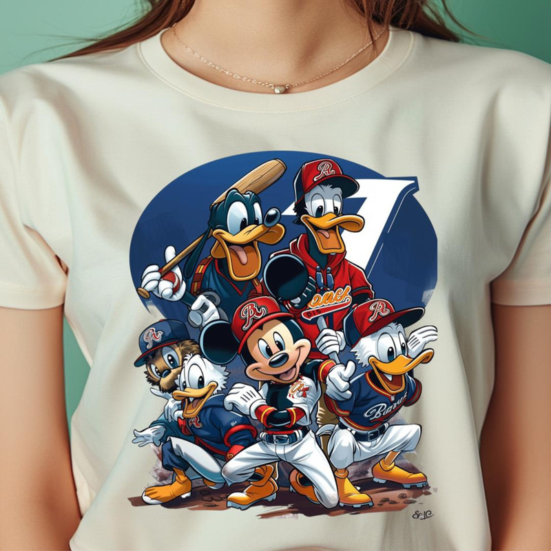 Mickey Mouse Vs Atlanta Braves Cheerful Challenge PNG, Mickey Mouse PNG, Atlanta Braves Digital Png Files.jpg