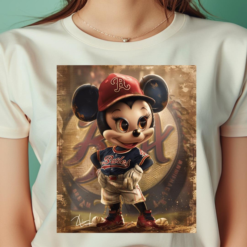 Mickey Mouse Vs Atlanta Braves Cleat Comedy PNG, Mickey Mouse PNG, Atlanta Braves Digital Png Files.jpg