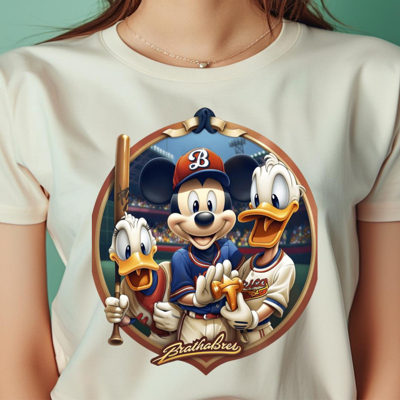 Mickey Mouse Vs Atlanta Braves Diamondbacks Dust-Up PNG, Mickey Mouse PNG, Atlanta Braves Digital Png Files.jpg