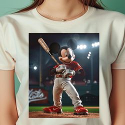 mickey mouse vs atlanta braves dugout disney png, mickey mouse png, atlanta braves digital png files
