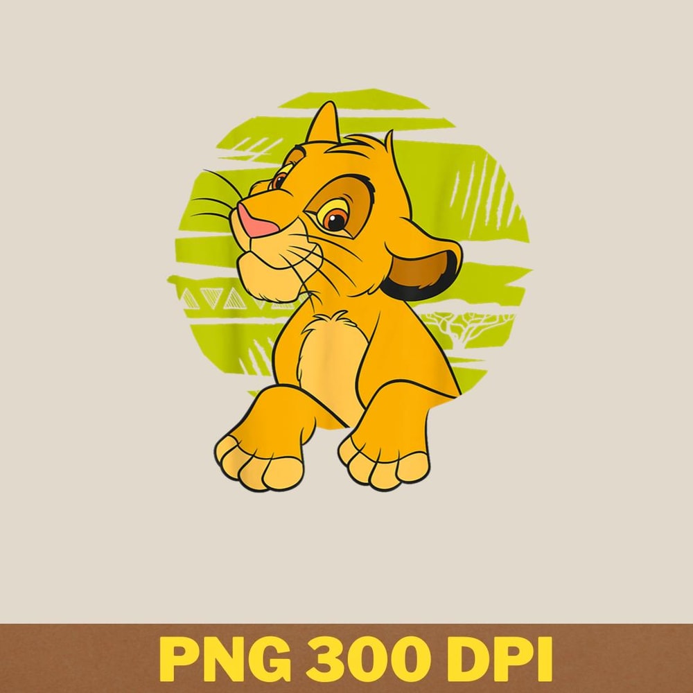 The Lion King Simba PNG, The Lion King PNG, The Lion King Digital Png Files.jpg
