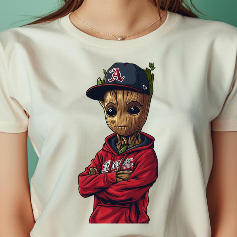 Groot Vs Atlanta Braves Outfield Oak Offense PNG, Groot PNG, Atlanta Braves Digital Png Files.jpg