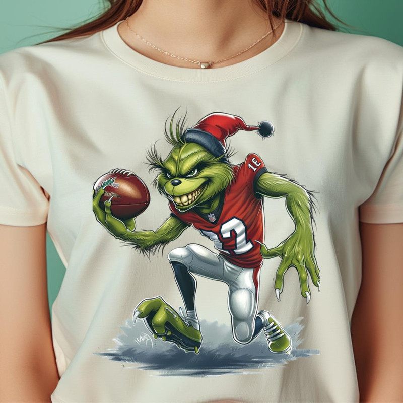 The Grinch Vs Atlanta Braves Curmudgeon Curveball Clash PNG, The Grinch PNG, Atlanta Braves Digital Png Files.jpg