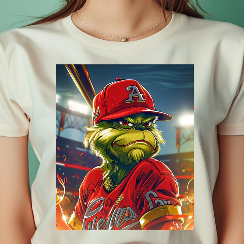 The Grinch Vs Atlanta Braves Foul-Tempered Fielder Feat PNG, The Grinch PNG, Atlanta Braves Digital Png Files.jpg