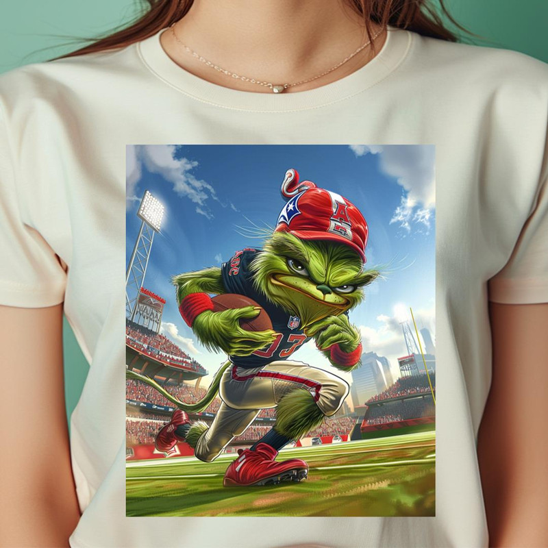 The Grinch Vs Atlanta Braves Mischievous Mountaineer Match PNG, The Grinch PNG, Atlanta Braves Digital Png Files.jpg