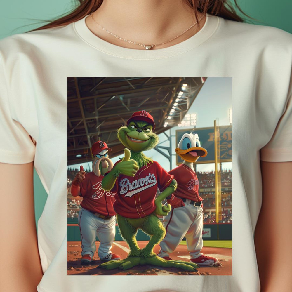 The Grinch Vs Atlanta Braves Misery Meets Mitt PNG, The Grinch PNG, Atlanta Braves Digital Png Files.jpg