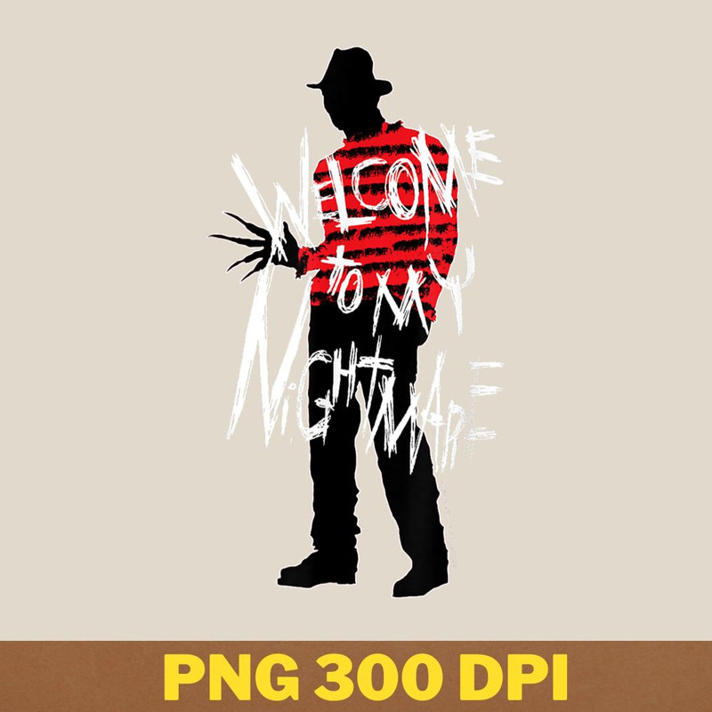 Freddy Krueger's Sleeplessness PNG, Freddy Krueger PNG, Freddy Krueger Digital Png Files.jpg