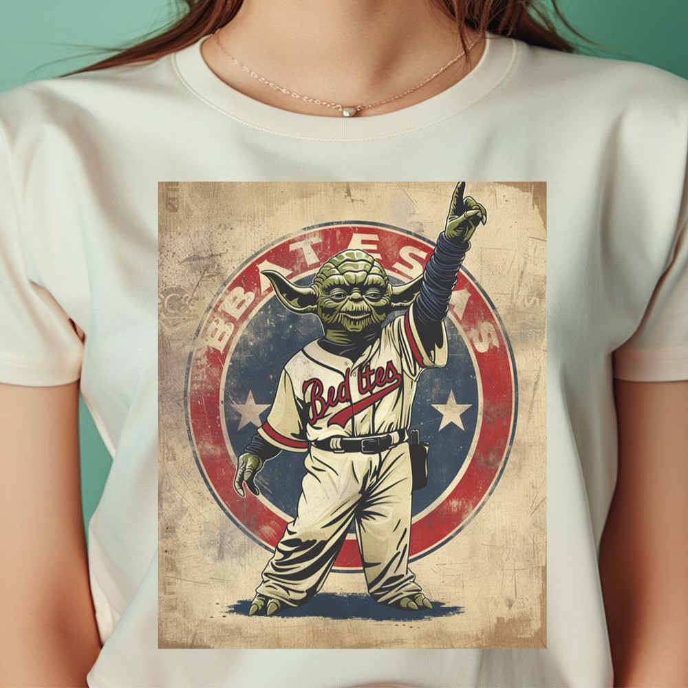 Yoda Vs Atlanta Braves Jedi Baseball Wisdom PNG, Yoda PNG, Atlanta Braves Digital Png Files.jpg