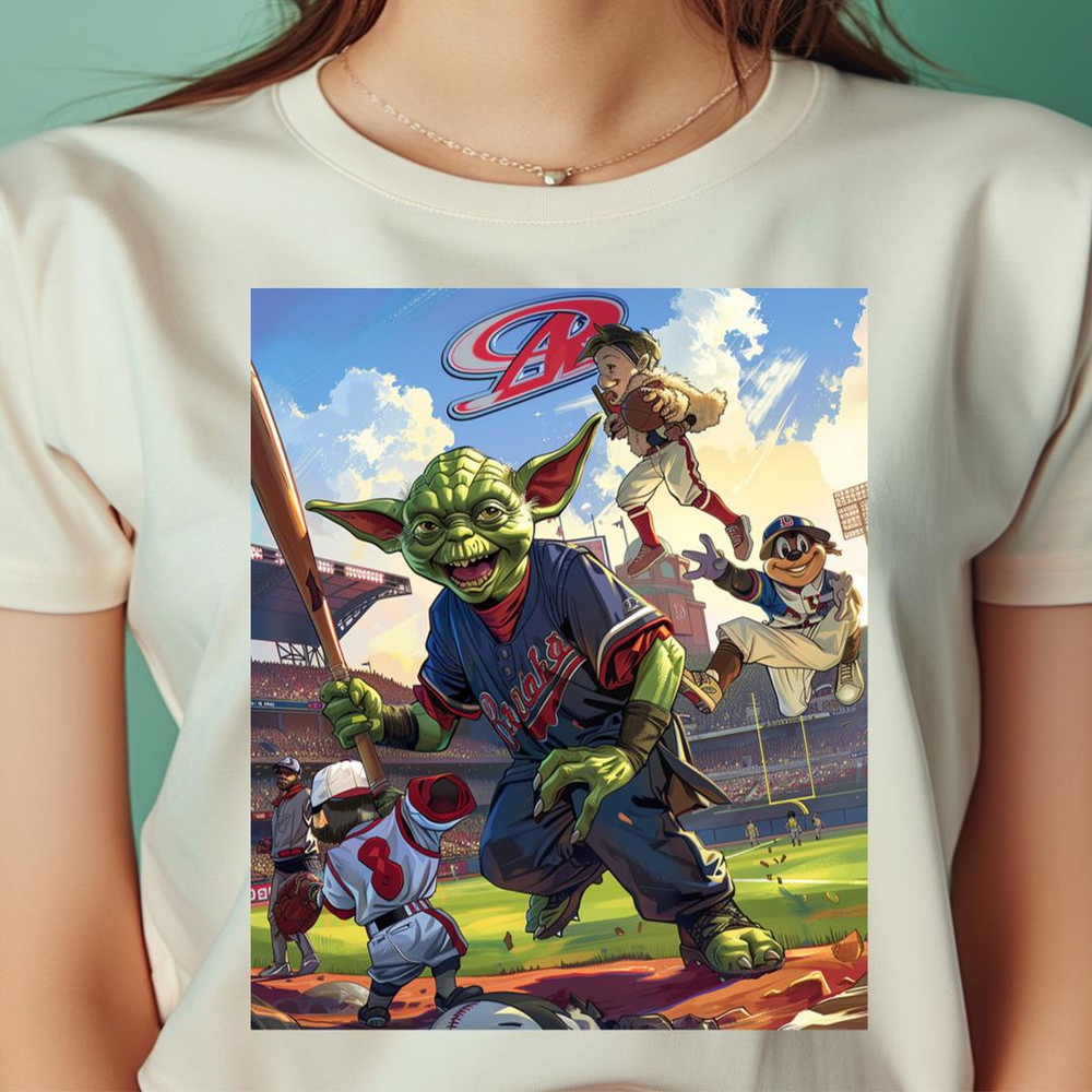 Yoda Vs Atlanta Braves Lightsaber Line Drives PNG, Yoda PNG, Atlanta Braves Digital Png Files.jpg