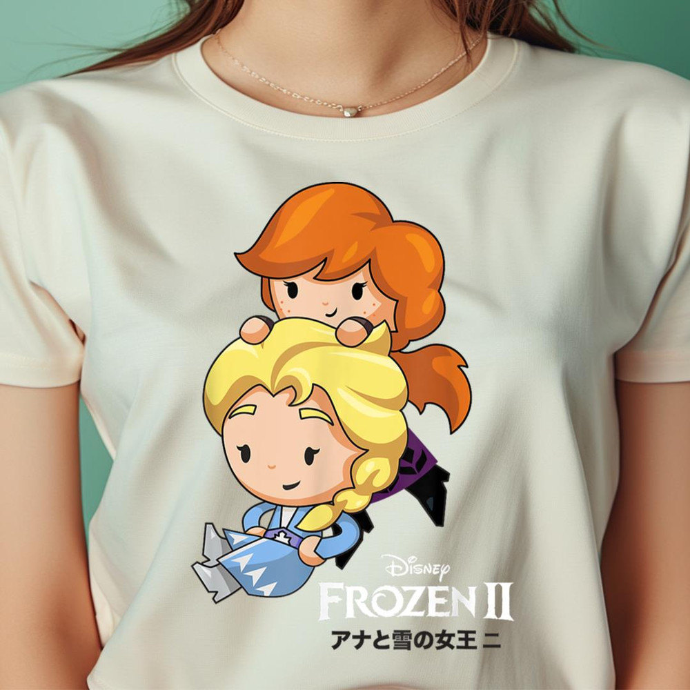 Disney Frozen 2 Elsa And Anna Chibi Japanese PNG, Disney Frozen PNG, Elsa and Anna Digital Png Files.jpg