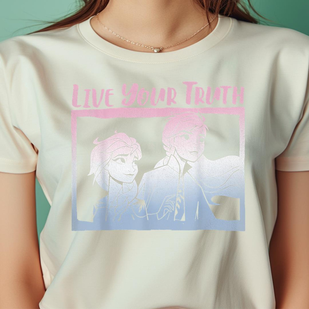 Disney Frozen 2 Elsa Anna Live Your Truth PNG, Disney Frozen PNG, Elsa and Anna Digital Png Files.jpg