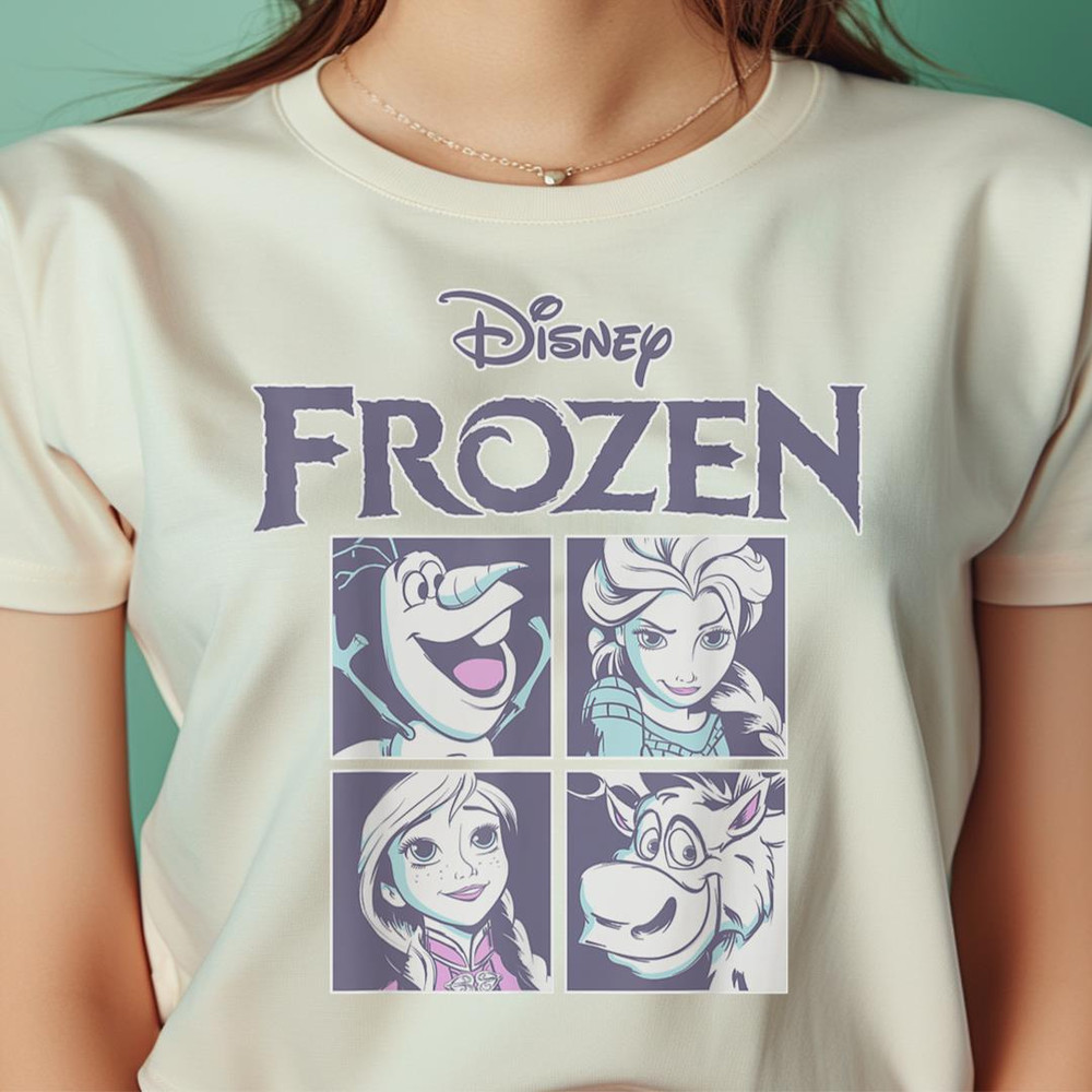 Disney Frozen Blue Hue Character Grid Panels PNG, Disney Frozen PNG, Elsa and Anna Digital Png Files.jpg