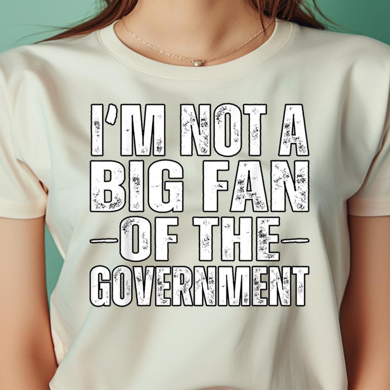 I'M Not A Big Fan Of The Government Funny Ironic Meme PNG, iron man PNG, Superhero Digital Png Files.jpg