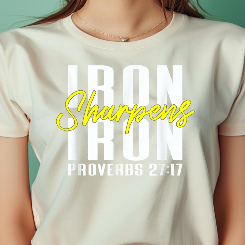 Iron Sharpens Iron Proverbs 2717 Inspirational Bible PNG, iron man PNG, Superhero Digital Png Files.jpg