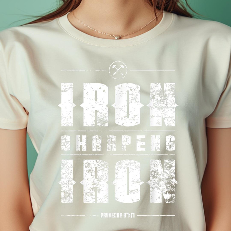 Iron Sharpens Iron Proverbs Christian Bible Verse Religious PNG, iron man PNG, Superhero Digital Png Files.jpg