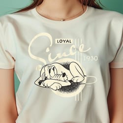 disney 100 pluto loyal since 1930 retro vintage d100 png, pluto disney png, goofy digital png files