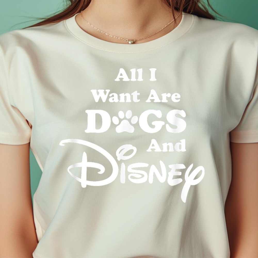 Disney All I Want Are Dogs And Disney Logo Paw Print PNG, pluto disney PNG, Goofy Digital Png Files.jpg
