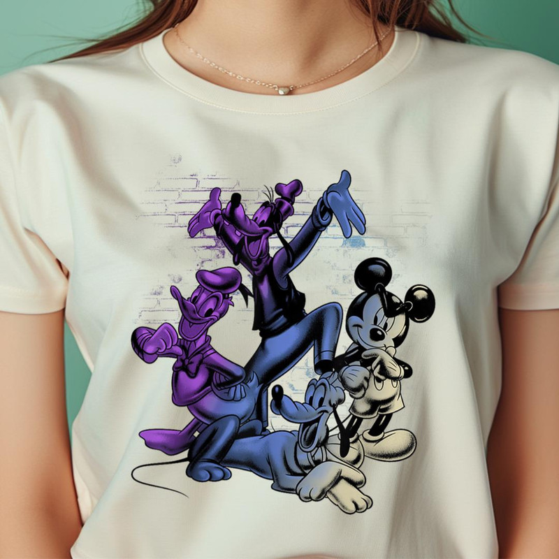 Disney Mickey And Friends Graffiti Style Portrait PNG, pluto disney PNG, Goofy Digital Png Files.jpg