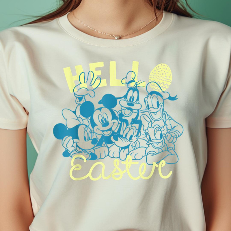Disney Mickey And Friends Hello Easter PNG, pluto disney PNG, Goofy Digital Png Files.jpg