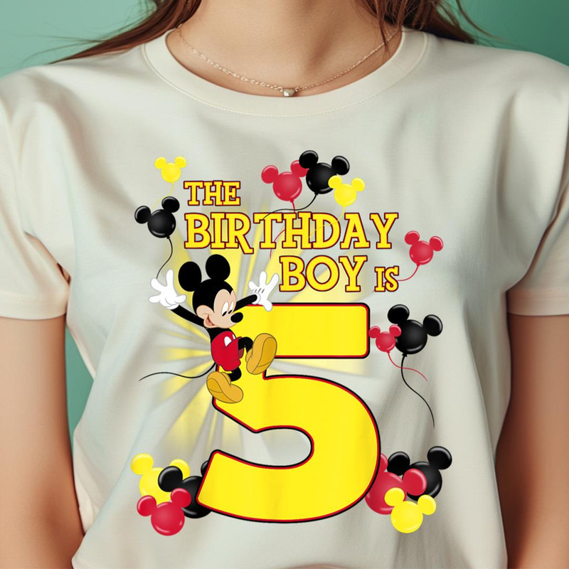Disney Mickey And Friends Mickey 5Th Birthday Boy PNG, pluto disney PNG, Goofy Digital Png Files.jpg
