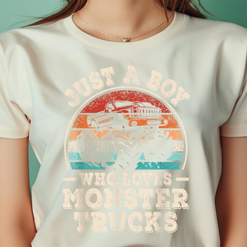 Just A Boy Who Loves Monster Trucks Funny Monster PNG, the sesame street monsters PNG, Monster Digital Png Files.jpg