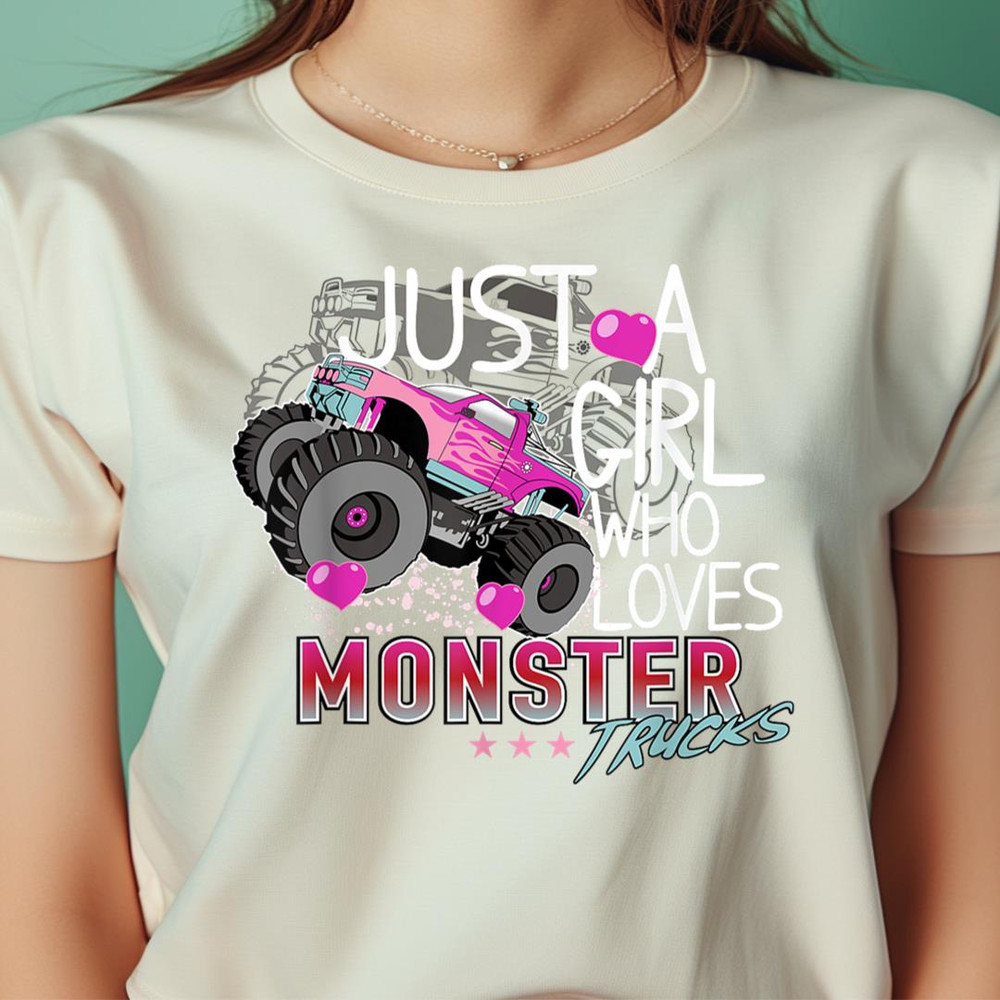 Just A Girl Who Loves Monster Trucks Cute Monsters PNG, the sesame street monsters PNG, Monster Digital Png Files.jpg
