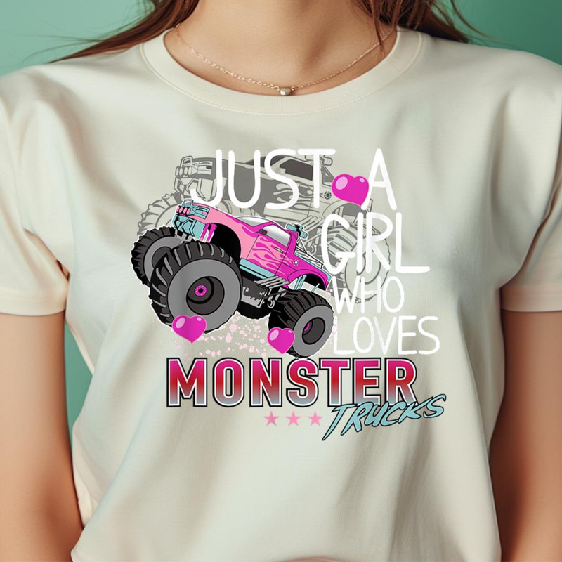 Just A Girl Who Loves Monster Trucks Cute Monsters PNG, the sesame street monsters PNG, Monster Digital Png Files.jpg