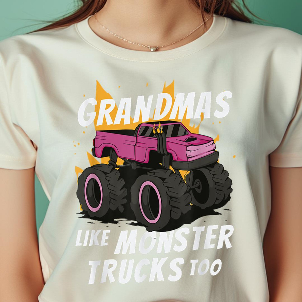 Cool Grandma Monster Truck Grandmas Like Monster PNG, the sesame street monsters PNG, Monster Digital Png Files.jpg