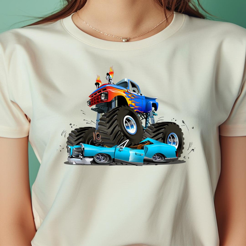 Cool Monster Truck Monster Trucks Rule Monster Cars PNG, the sesame street monsters PNG, Monster Digital Png Files.jpg