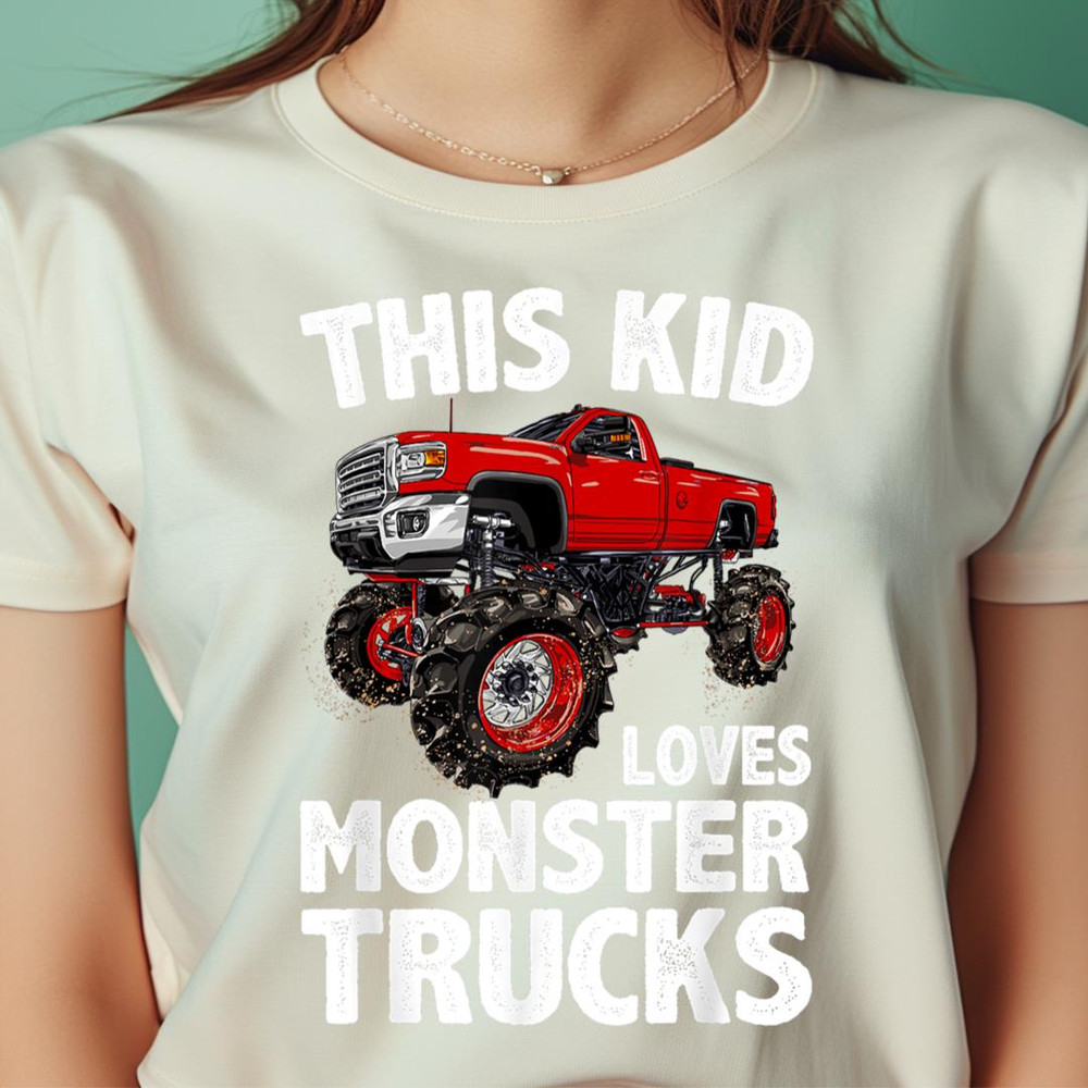 Cute Monster Truck For Kids Boys Girls Truck PNG, the sesame street monsters PNG, Monster Digital Png Files.jpg