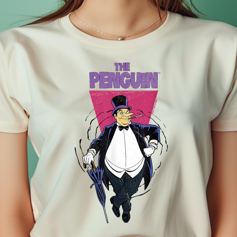 Batman Vintage Classic The Penguin Comic Villain Badge PNG, Joker PNG, poker face Digital Png Files.jpg