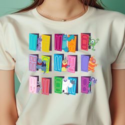 disney and pixar monsters, inc. doors png, monsters inc png, monsters digital png files