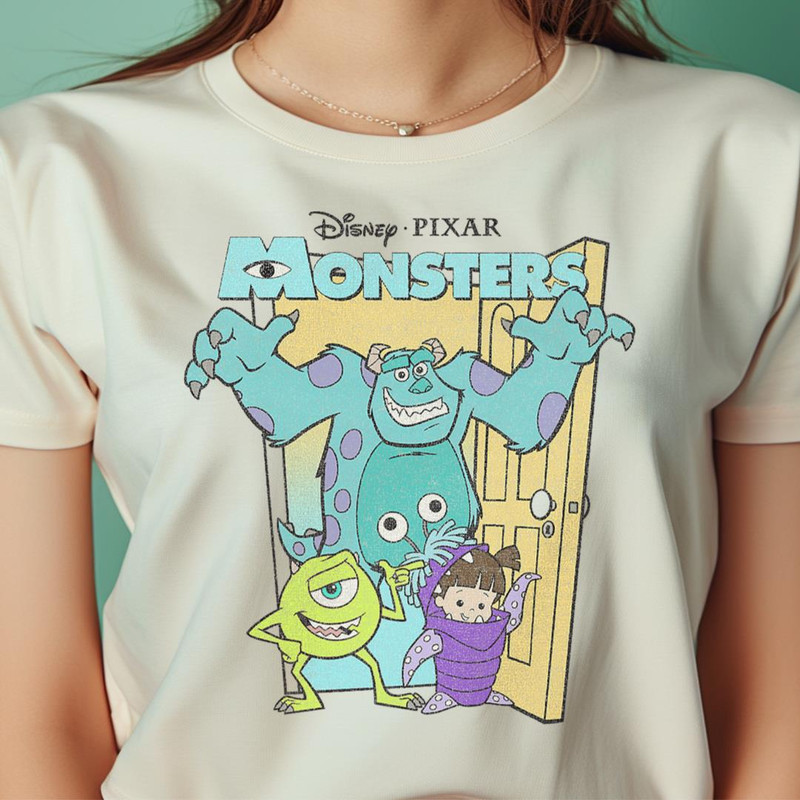 Disney Pixar Monsters Inc. Mike Sully Boo Group Poster PNG, Monsters inc PNG, Monsters Digital Png Files.jpg