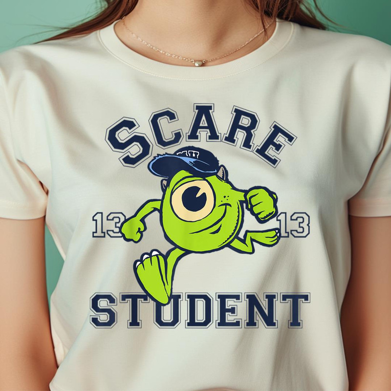 Disney Pixar Monsters University Scare Student Mike Portrait PNG, Monsters inc PNG, Monsters Digital Png Files.jpg