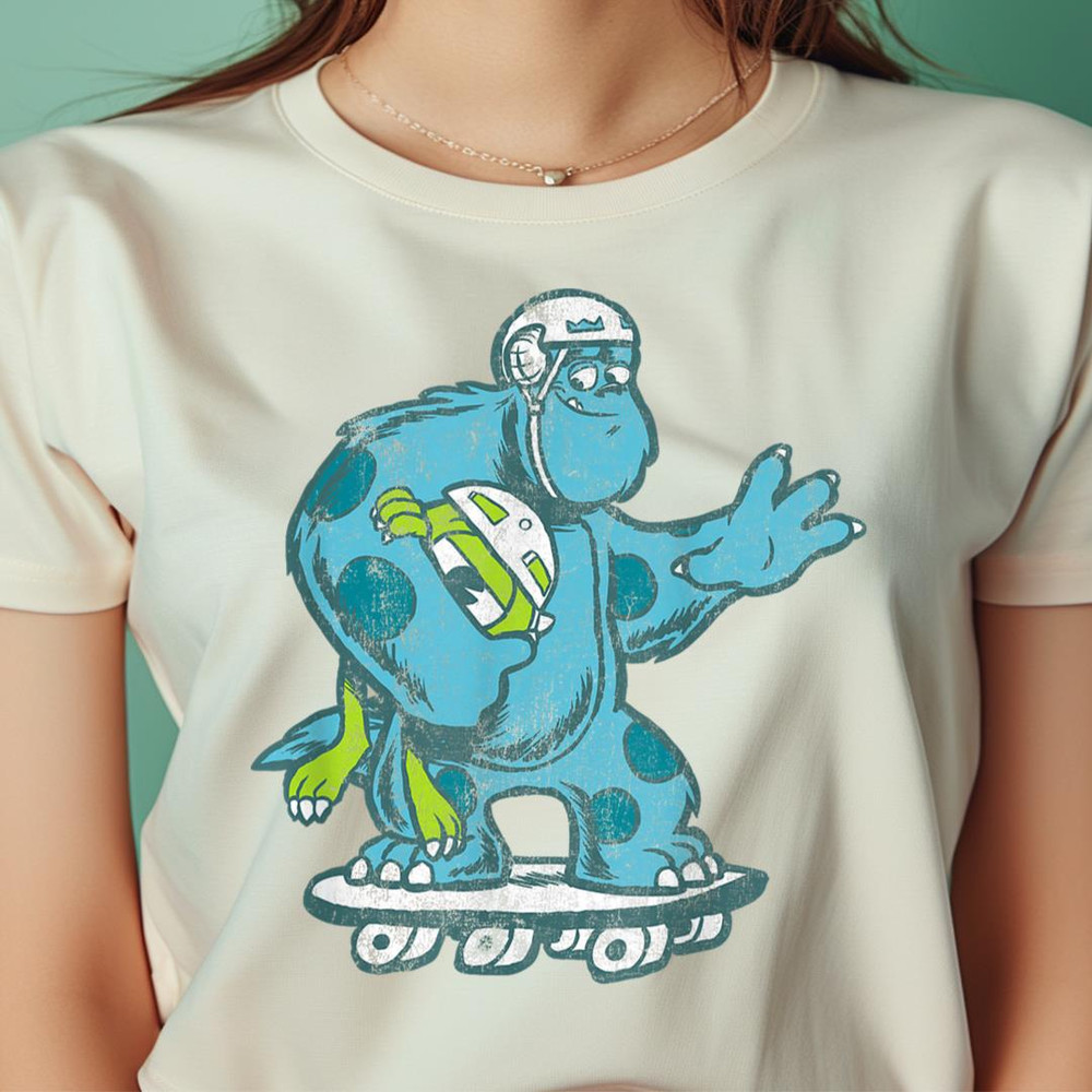 Disney Pixar Monsters, Inc Mike & Sulley Vintage Skateboard PNG, Monsters inc PNG, Monsters Digital Png Files.jpg